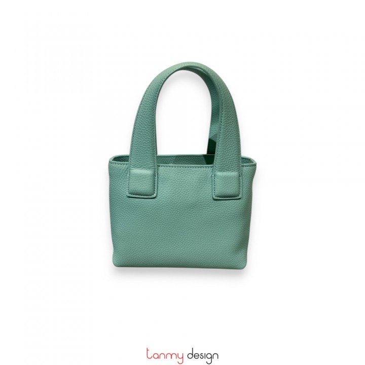 Túi Tote mini xanh lục 19x15x4cm